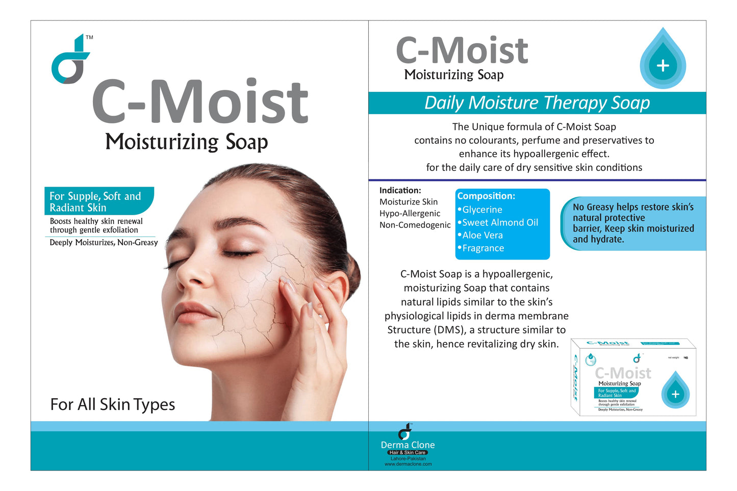 C-Moist Moisturizing Soap – Deep Hydration & Gentle Skin Care