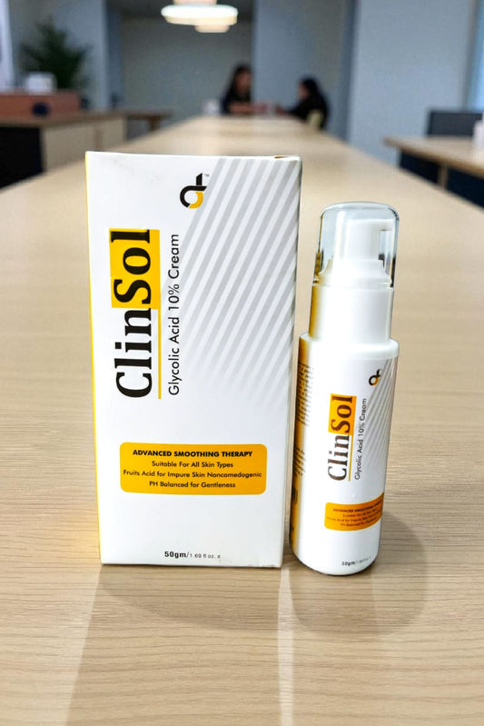ClinSol Glycolic Acid 10% Cream