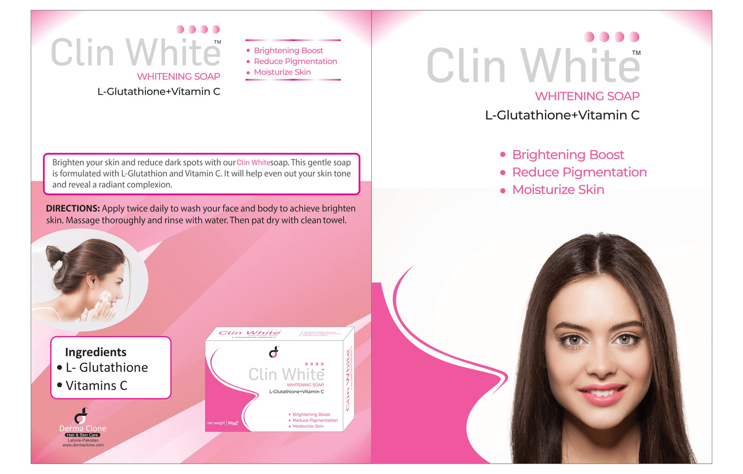Clin White Whitening Soap – Brighten & Even Skin
