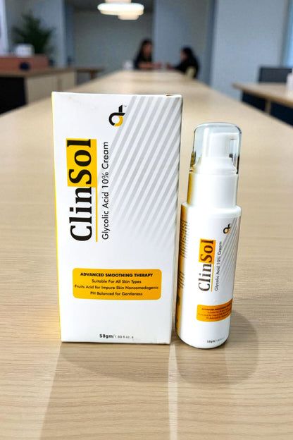 ClinSol Glycolic Acid 10% Cream