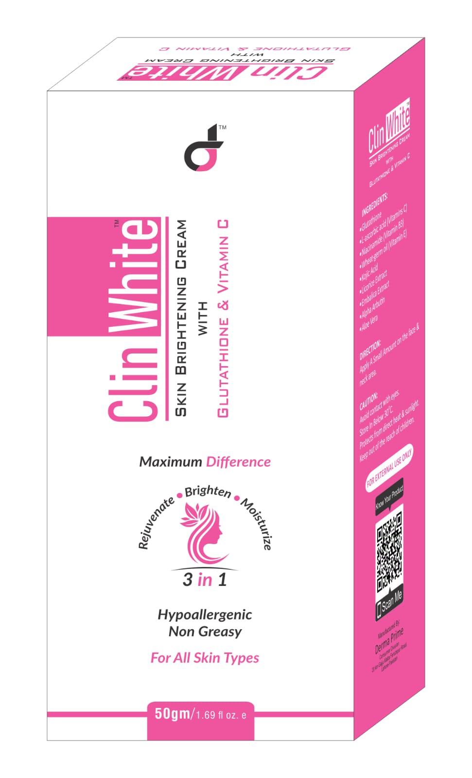 Clin White 3-in-1 Skin Brightening Cream