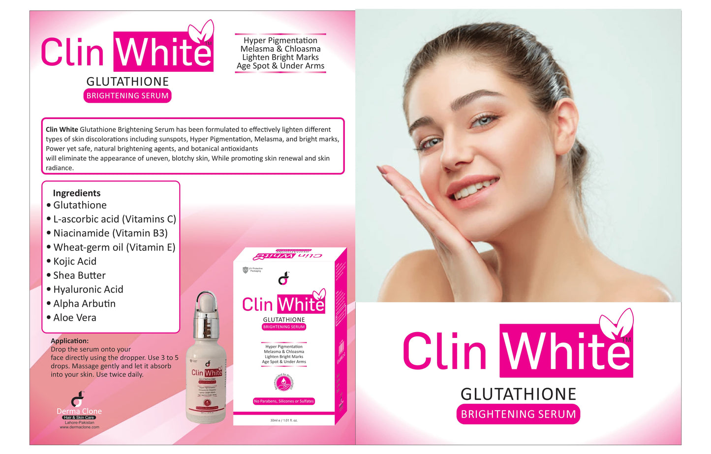 Clin White Glutathione Brightening Serum