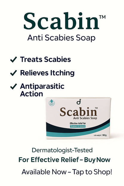 Scabin Anti Scabies Soap – Relief from Itching & Skin Irritation
