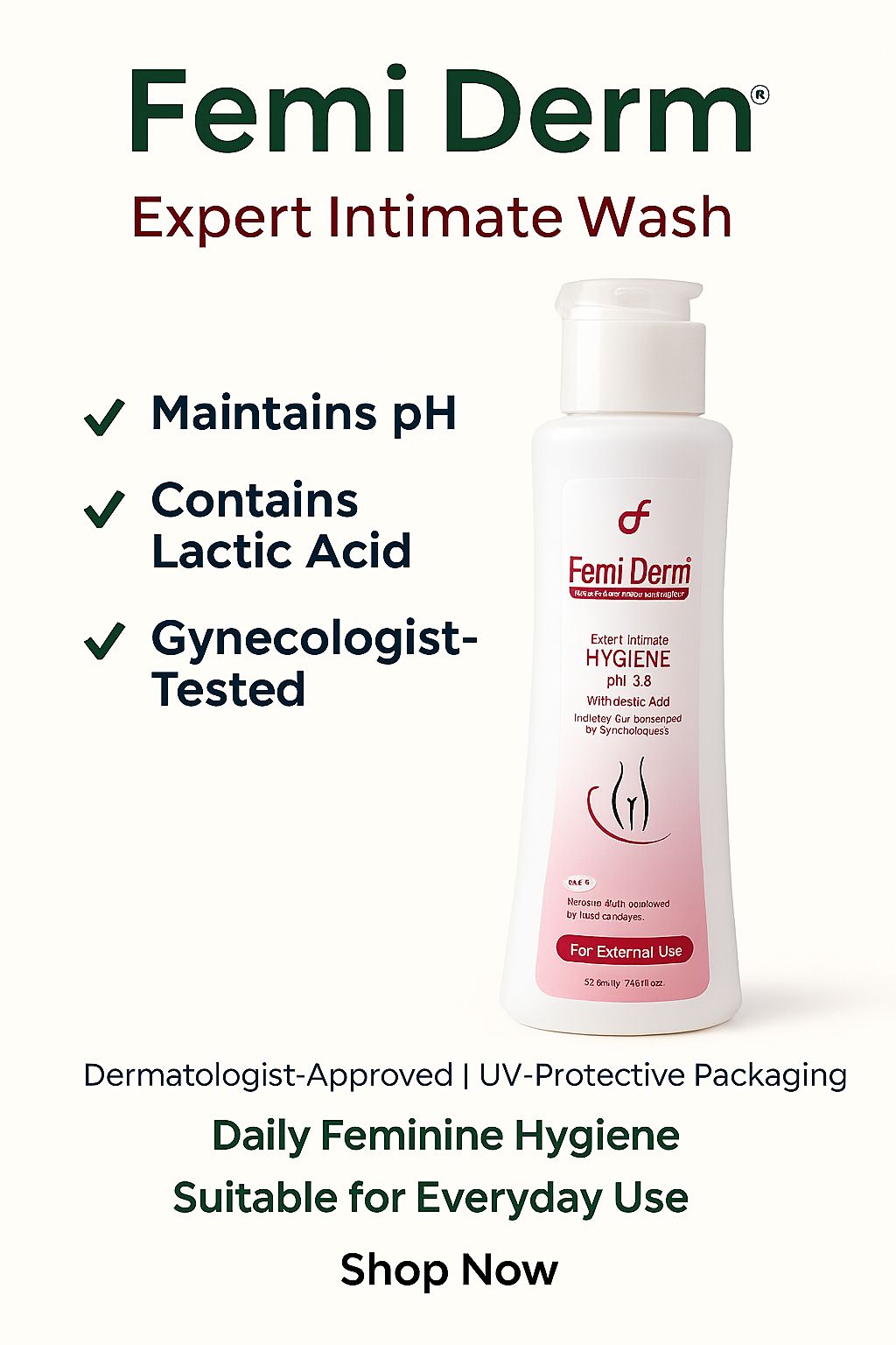 Femi Derm Feminine Intimate Wash