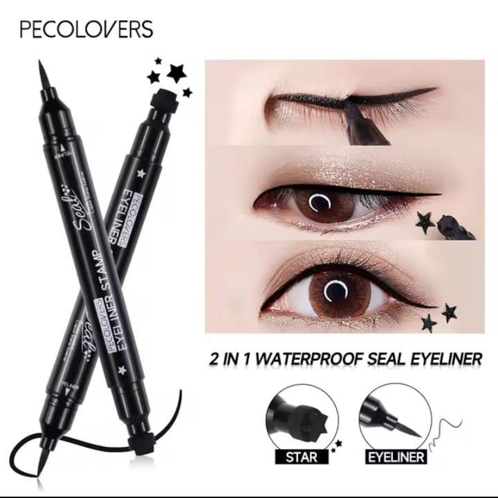 2 In 1 Waterproof Eyeliner