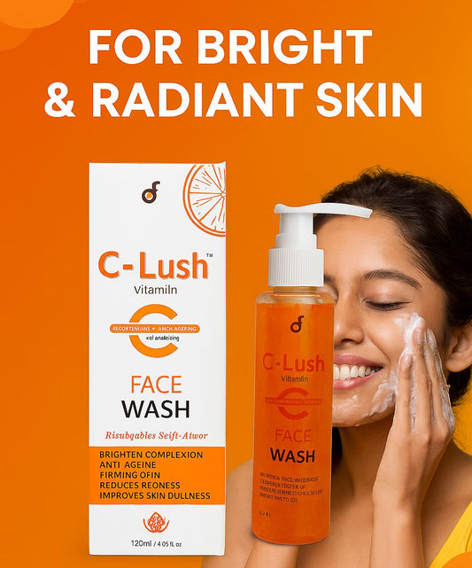 C-Lush Vitamin C Face Wash – Deep Clean & Radiant Skin